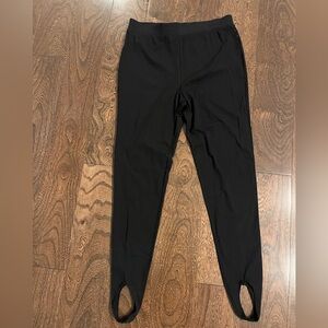 Stirrup leggings, black, never worn. Open Edit brand (Nordstrom)